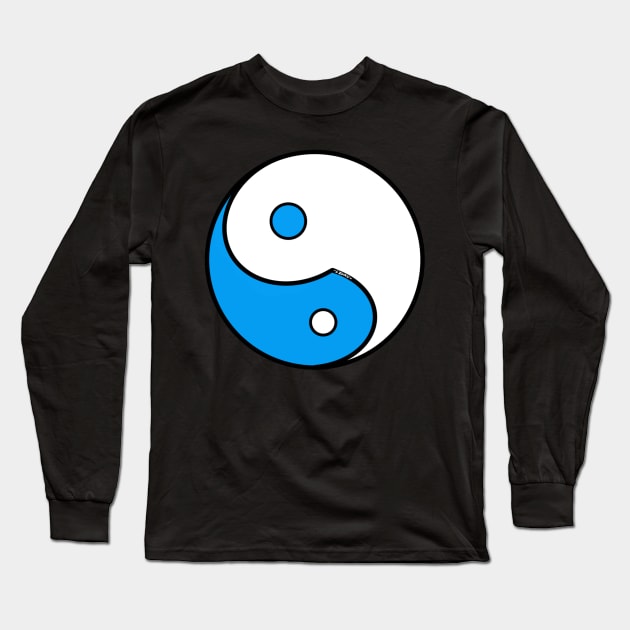 Yin Yang #27 Long Sleeve T-Shirt by Wolfgon Designs